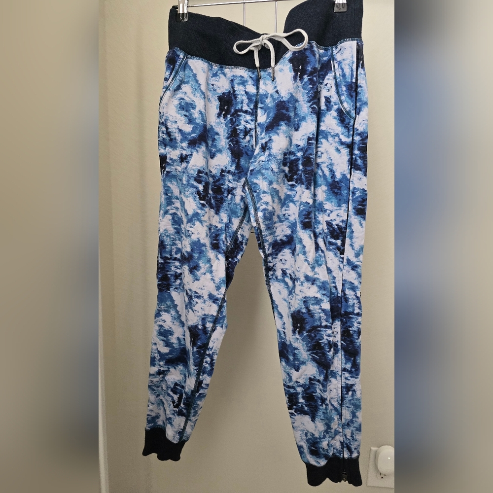 lululemon athletica Blue Tie-Dye Joggers